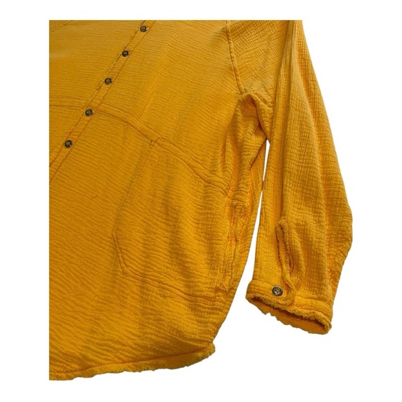 We The Free Summer Daydream Button Down Shirt - Size Large - Picture 6 of 14